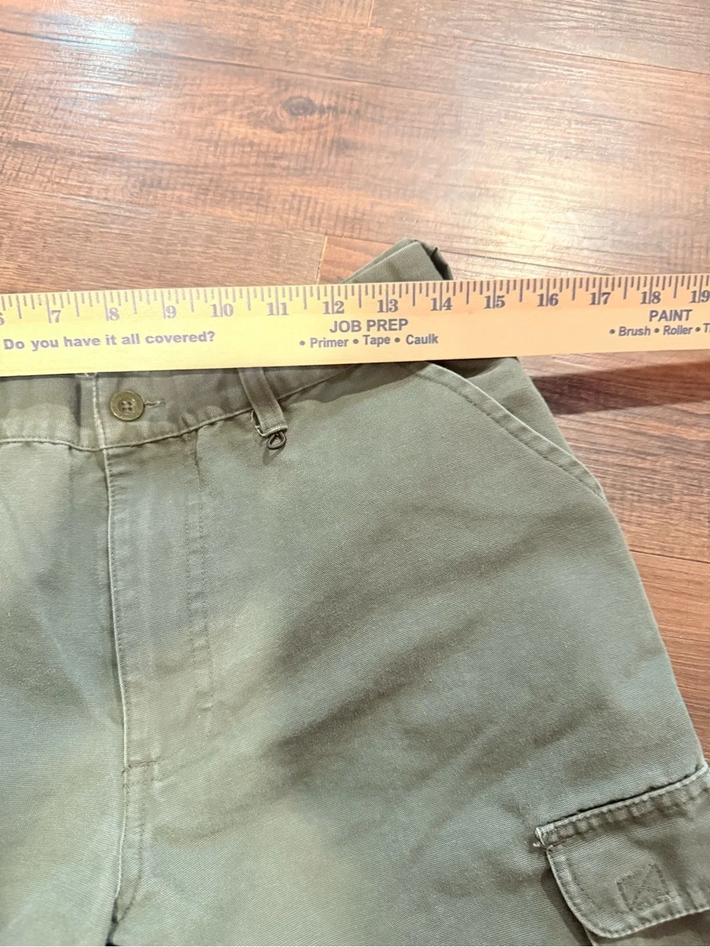 Kids Olive Cargo Shorts
